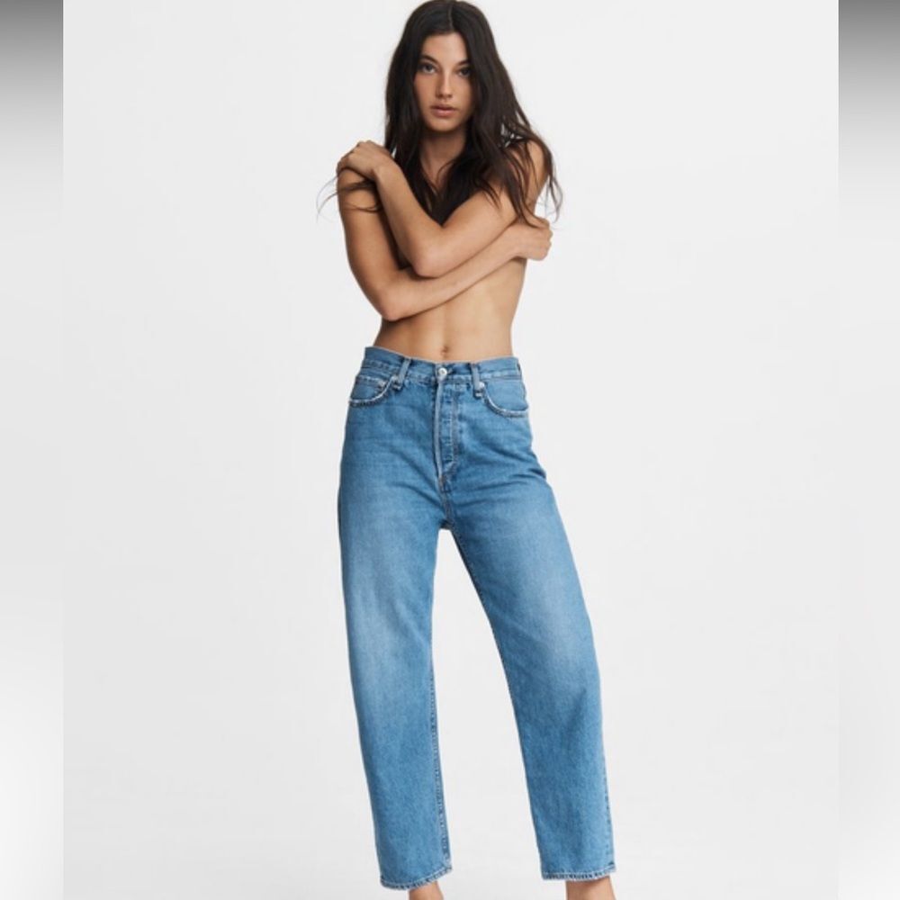 Rag & Bone 90s High-Rise Straight - Celestial - Picture 3 of 9